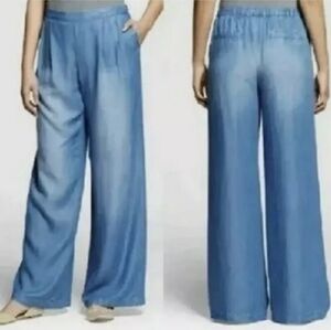 NWT Merona made for Target wide palazzo leg pull on pants 100% Lyocell